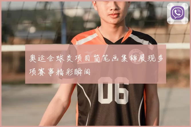 奥运会球类项目简笔画集锦展现多项赛事精彩瞬间